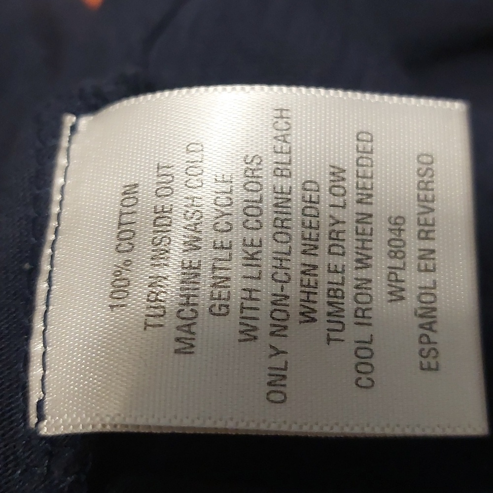 JM Collection Navy V-Neck Button Front Tunic - Picture 8 of 8